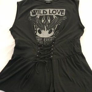 Express Corset style Tank Top